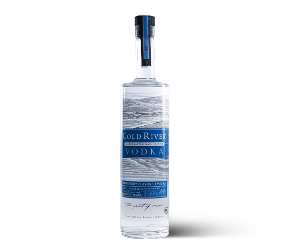 Handcrafted Blueberry Flavored Vodka - Cold River